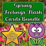 Spring Feelings Flashcards Bundle - Spring Emotions for ES