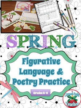 Spring Figurative Language And Poetry Practice {middle Grades} 