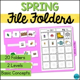 Spring File Folder Games and Activities for Special Educat