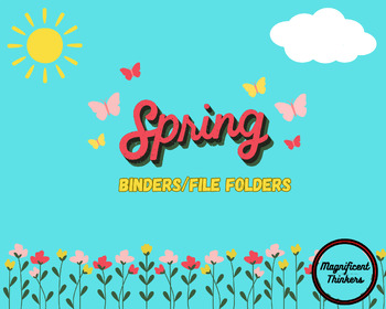 Preview of Spring File Folders/Binders