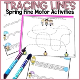 Spring Fine Motor Activities Tracing Lines