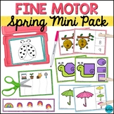 Spring Fine Motor Skills Tracing Cutting & Clip Cards Acti