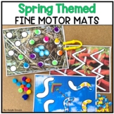Spring Fine Motor Mats for Dough and Loose Parts