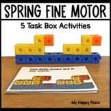 Spring Fine Motor Skills Task Boxes