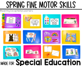 Spring Fine Motor Task Boxes for Special Education