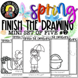 Spring Finish the Drawing Mini Set #2 (DOLLAR DEAL)