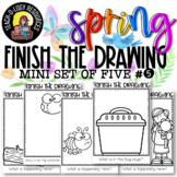 Spring Finish the Drawing Mini Set #5 (DOLLAR DEAL)