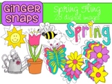 Spring Fling Clip Art Set