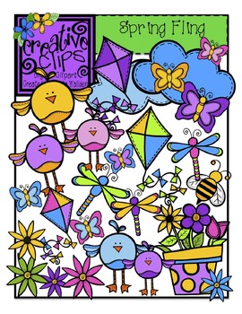 Preview of Spring Fling {Creative Clips Digital Clipart}