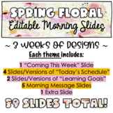 Spring Floral Google Slides