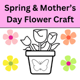 Spring Flower Activity | Mother's Day Craft | Cut and Colo