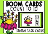 Spring Flower Bees Themed Counting To 10 Number Matching D
