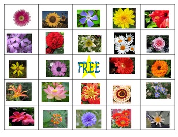 Flower Bingo Free Printable