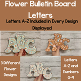 Spring Flower Bulletin Board Letters, Classroom Decor, Bul