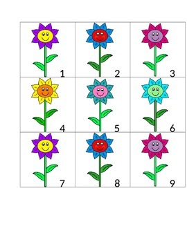 Preview of Spring Flower Calendar Cards