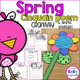 Spring Flower Cinquain Poem Craftivity and graphic organizers