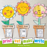Flower Craft with What Plants Need Mini Book