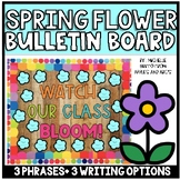 Spring Flower Print-and-Go Bulletin Board Kindergarten Ope