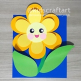Spring Flower Summer craft Kindergarten April March Activi