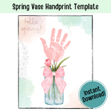 Spring Flower Vase Handprint: DIY Preschool Craft & Teache