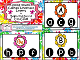 Spring Flowers ABC and Beginning Sound Clip Cards ~ Letter
