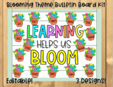 Spring Flowers Blooming Bulletin Board Kit