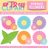 Spring Flowers Clip Art (Digital Use Ok!)