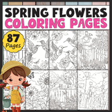 Spring Flowers Coloring Pages | 87 Fun Spring Coloring She