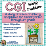 Spring Flowers Craftivity | CGI Word Problem | Story Problem