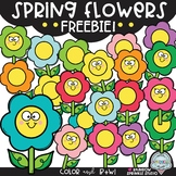 Spring Flowers FREEBIE {flower clipart}