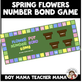 Spring Flowers Number Bond Game