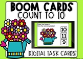 Spring Flowers Themed Count To 10 Number Matching Digital 