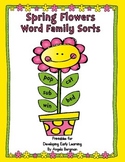 Spring Flowers - Word Family Sorts