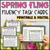 Spring Reading Fluency Task Cards