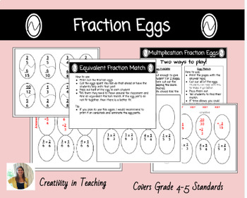 Preview of Spring Fraction Eggs
