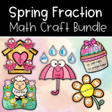 Spring Fraction Math Craft Bundle