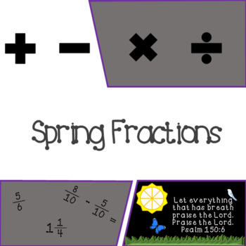 Preview of Spring Fractions