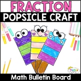 Summer Fractions Math Popsicle Craft 3rd Grade Fractions o
