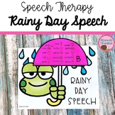 Spring Speech Language Therapy Craft: Frog Topic Maintenan