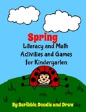 Spring Fun printable literacy and math centers