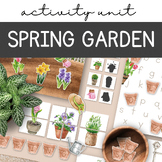 Spring Garden Activity Unit, Montessori Spring games, home