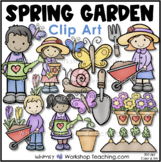 Spring Garden Kids Clip Art