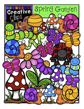 Preview of Spring Garden: Spring Clipart {Creative Clips Digital Clipart}