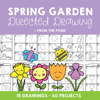Preview of Spring Garden Directed Drawing