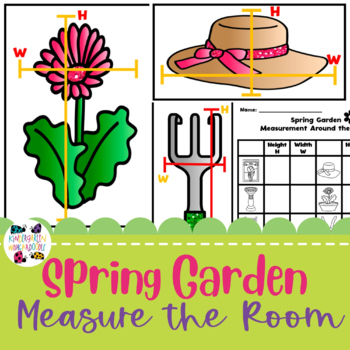 Preview of Spring Garden Measurement Around the Room - Non-standard Measurement Activities