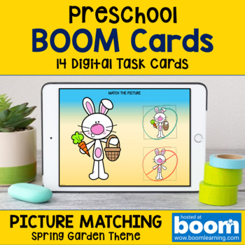 Preview of Spring Garden Picture Matching - Bunnies