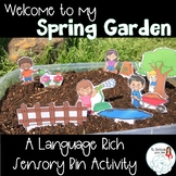 Spring Garden Sensory Bin for Speech and Language