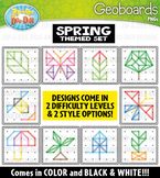 Spring Geoboards Clipart {Zip-A-Dee-Doo-Dah Designs}
