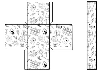 Treasure Box Coloring Pages for Kids · Creative Fabrica