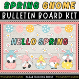 Spring Gnome Bulletin Board | Spring Easter Classroom Deco